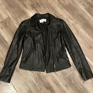 Faux Leather Jacket